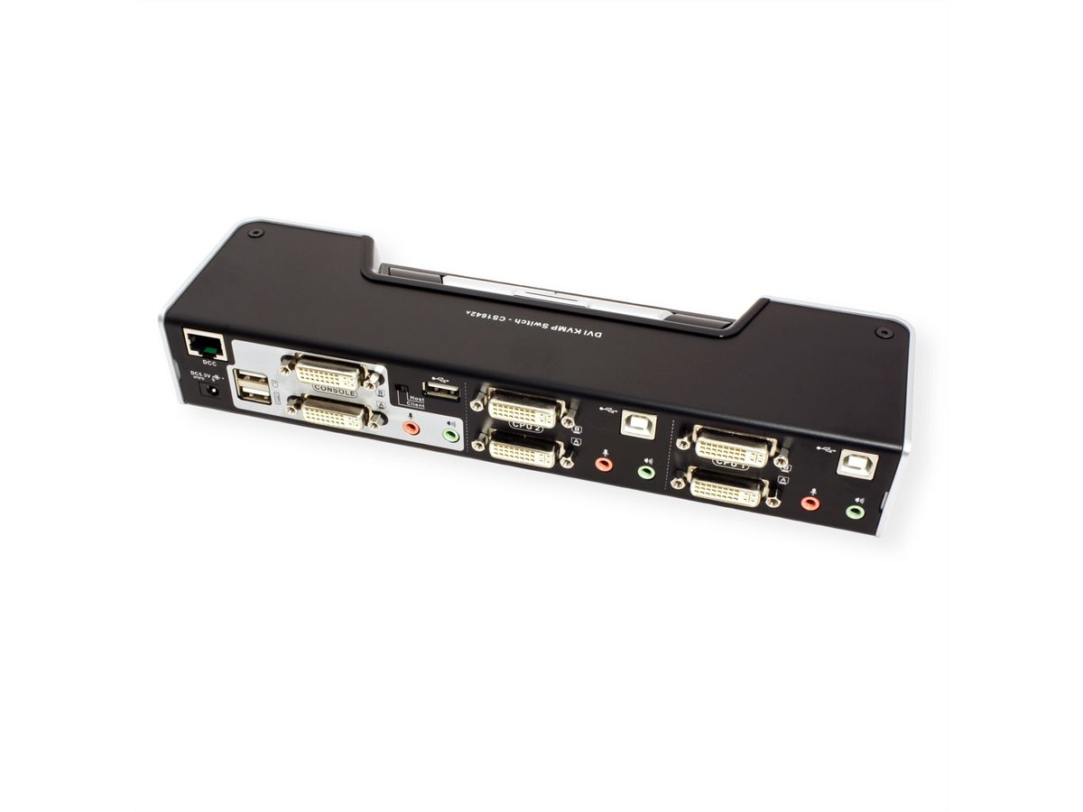 ATEN CS1642A Switch KVM Dual-View DVI, USB, Audio, USB-Hub, 2 ports