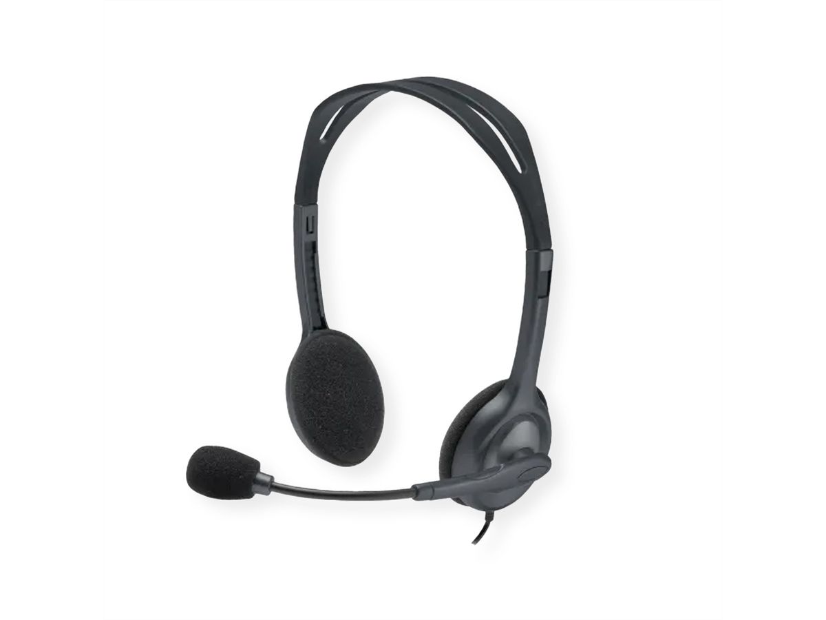 Logitech H111 Casque Avec fil Arceau Bureau/Centre d'appels Gris