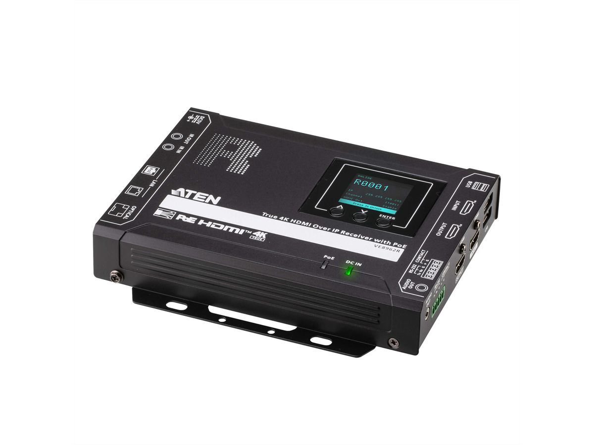 ATEN VE8962R Récepteur HDMI sur IP True 4K avec PoE