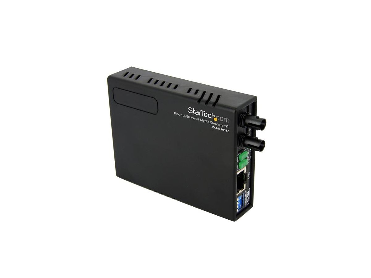 StarTech.com Convertisseur Fast Ethernet cuivre fibre optique multimode ST 10/100 - 2 km