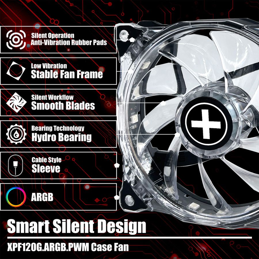 XILENCE XPF120G.ARGB.PWM Ventilateur