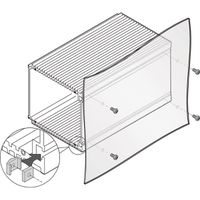 SCHROFF Unité enfichable de type cadre HF, écrou coulissant, M2.5, 100 pièces