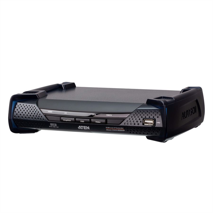 ATEN KE6920R Récepteur KVM 2K DVI-D Dual Link sur IP avec double SFP