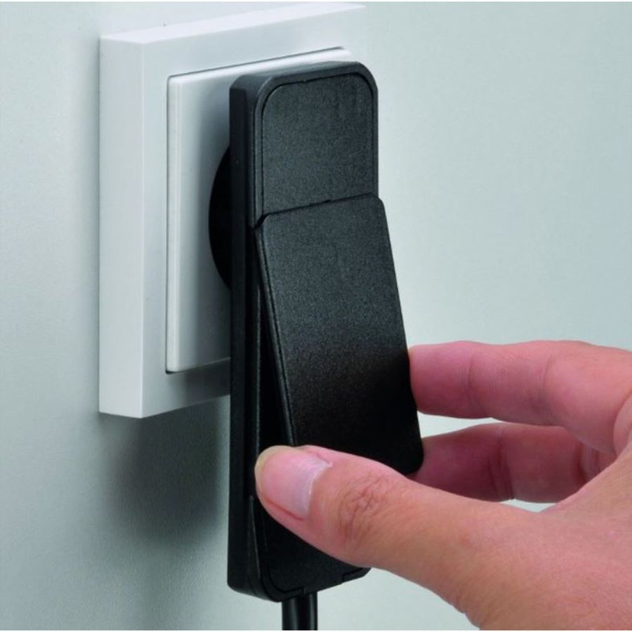 BACHMANN SMART PLUG Fiche de montage extra plate, noir