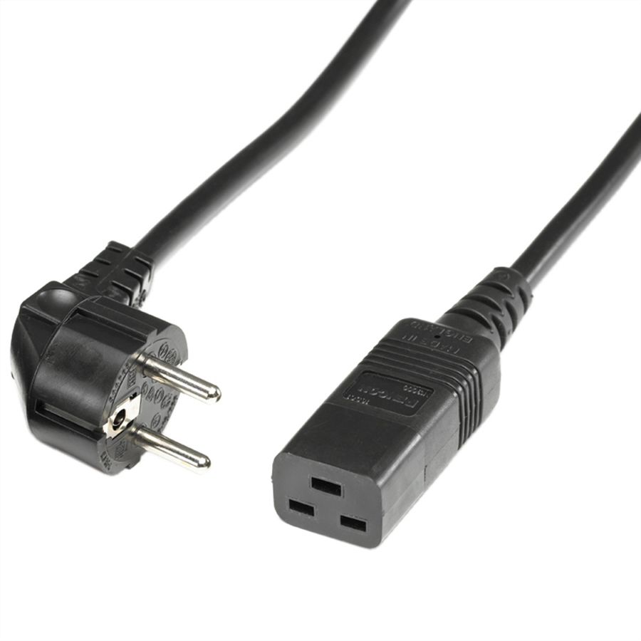 BACHMANN Câble IEC320-C19 16A/250V , noir, 2 m