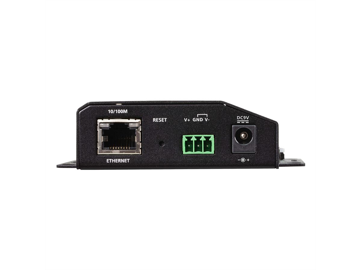 ATEN SN3401P Serveur de périphériques sécurisés RS-232/422/485 à 1 port avec PoE