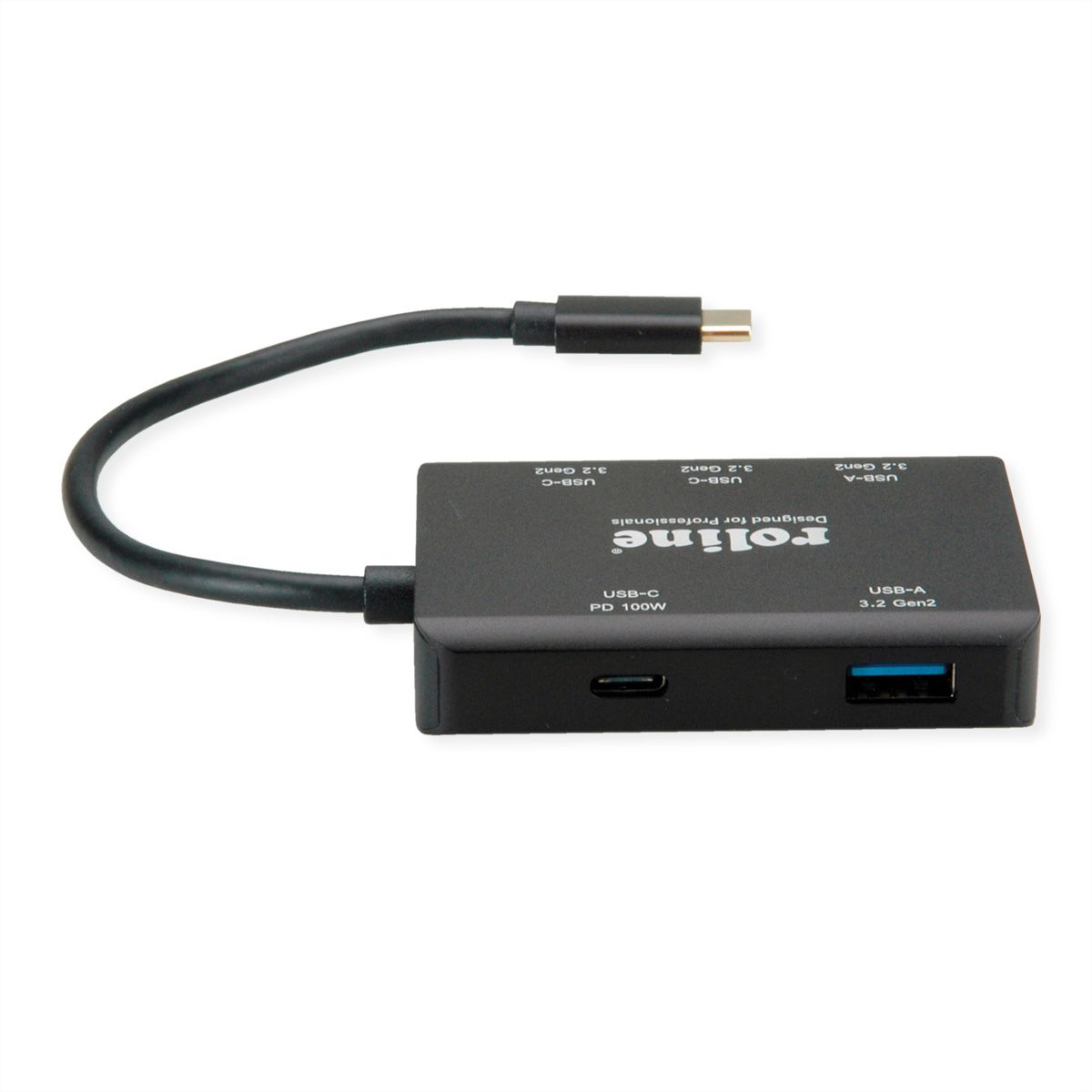 ROLINE Hub USB 3.2 Gen2 , 4 ports (2x A + 2x C), +PD(100W)