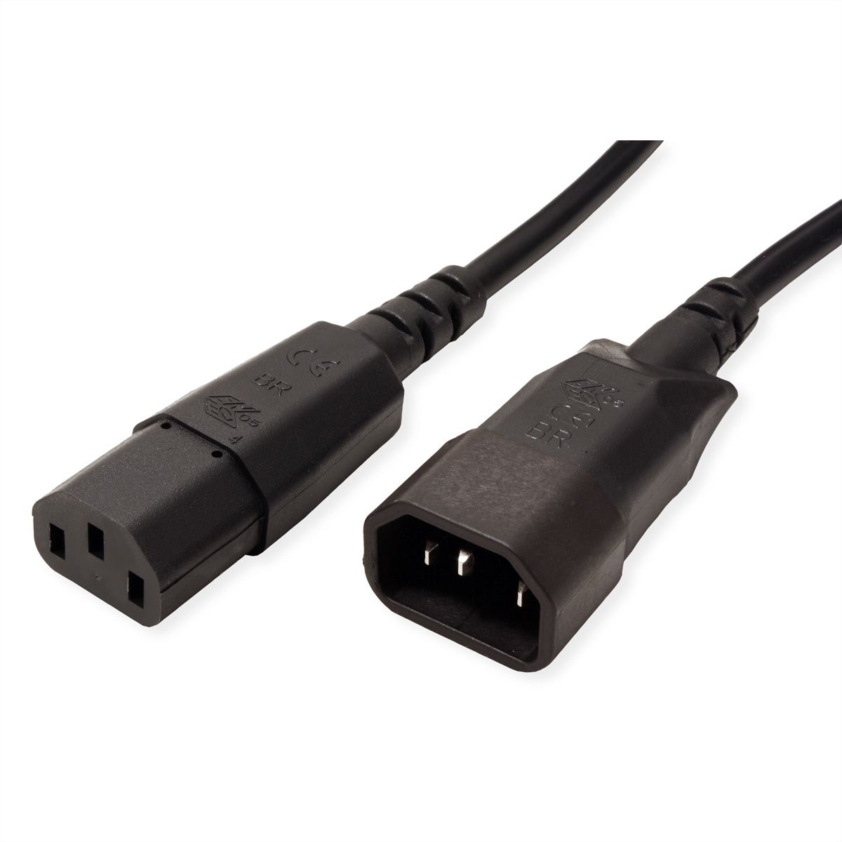 BACHMANN Câble d'alimentation C13-C14, noir, 2,5 m