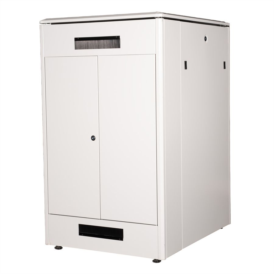 ROLINE 19" Baie réseau Pro 26U, 800x1000 LxP Porte verre gris