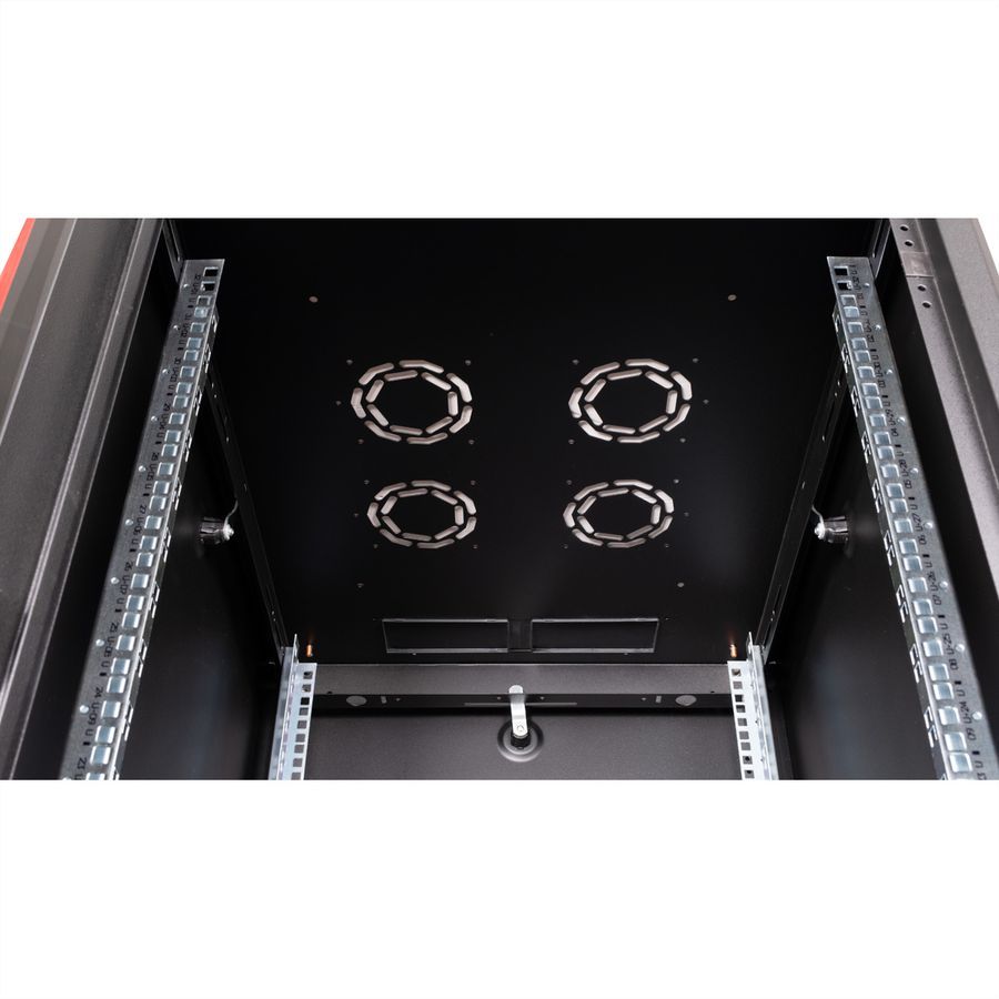 ROLINE 19" Baie réseau Basic 32U, 600x800 LxP Porte verre noir