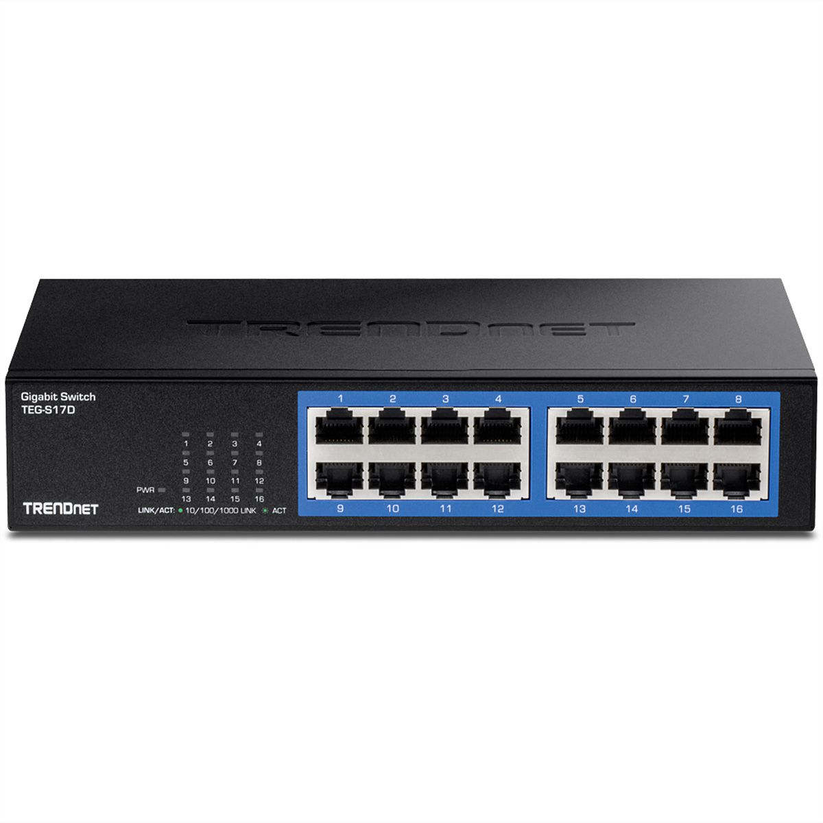 TRENDnet TEG-S17D Switch de bureau Gigabit à 16 ports