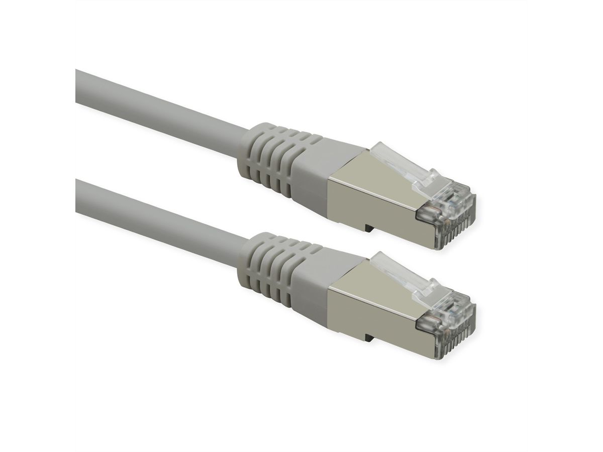 ROLINE Cordon Cat.6 (Classe E), PoE, S/FTP (PiMF) , gris, 7 m