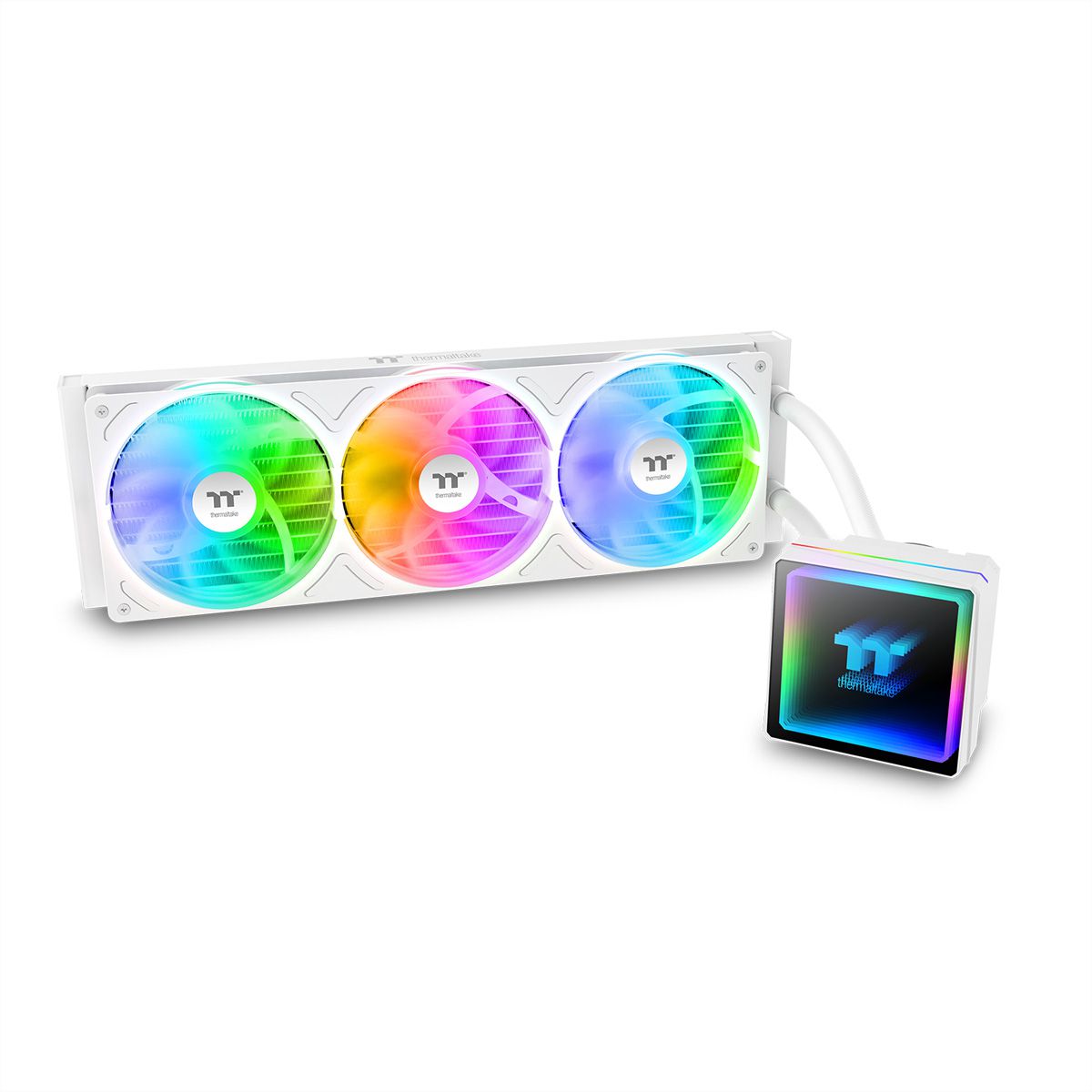 Thermaltake TH360 V3 ARGB Sync, Refroidisseur liquide CPU AIO, Blanc