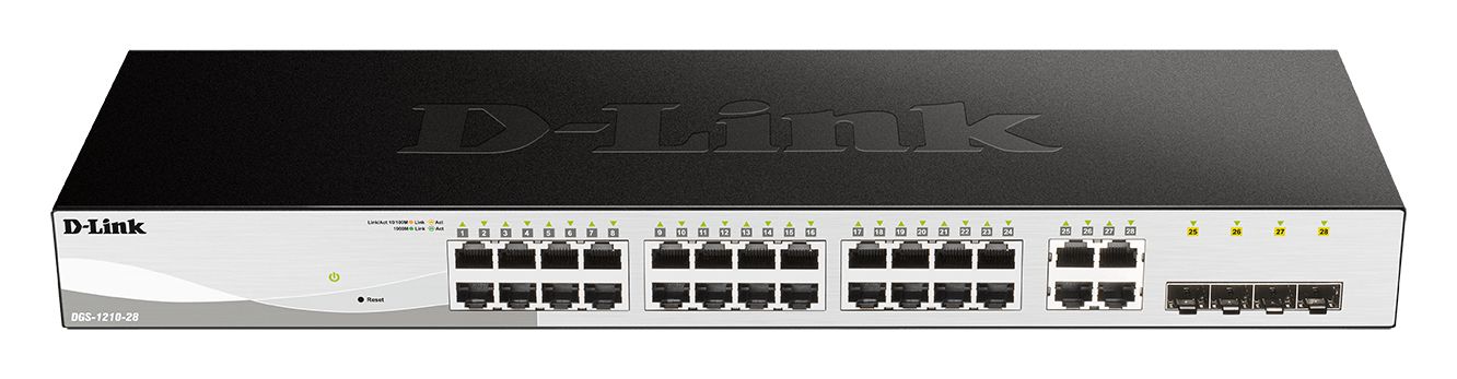 D-Link DGS-1210-28 Géré L2/L2+ 1U Noir