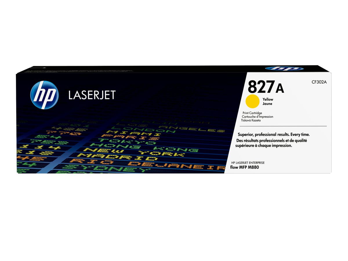 HP 827A toner LaserJet jaune authentique