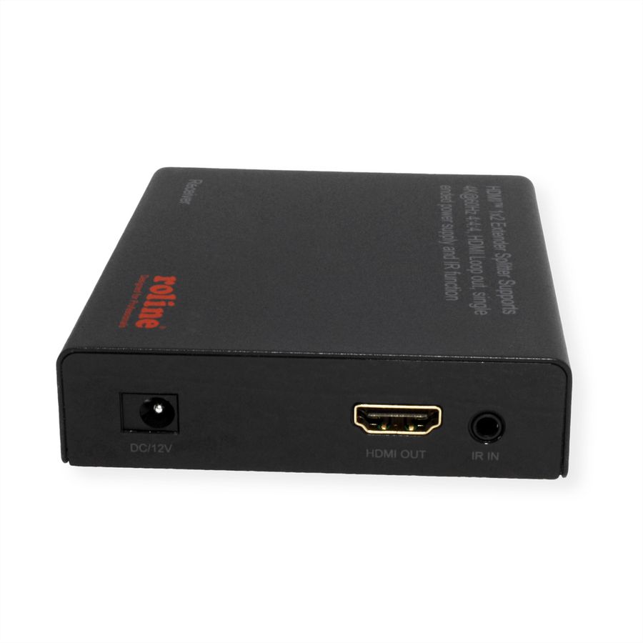 ROLINE Prolongateur/Splitter HDMI, 1x2 via Cat.6A, 70m, 4K60Hz