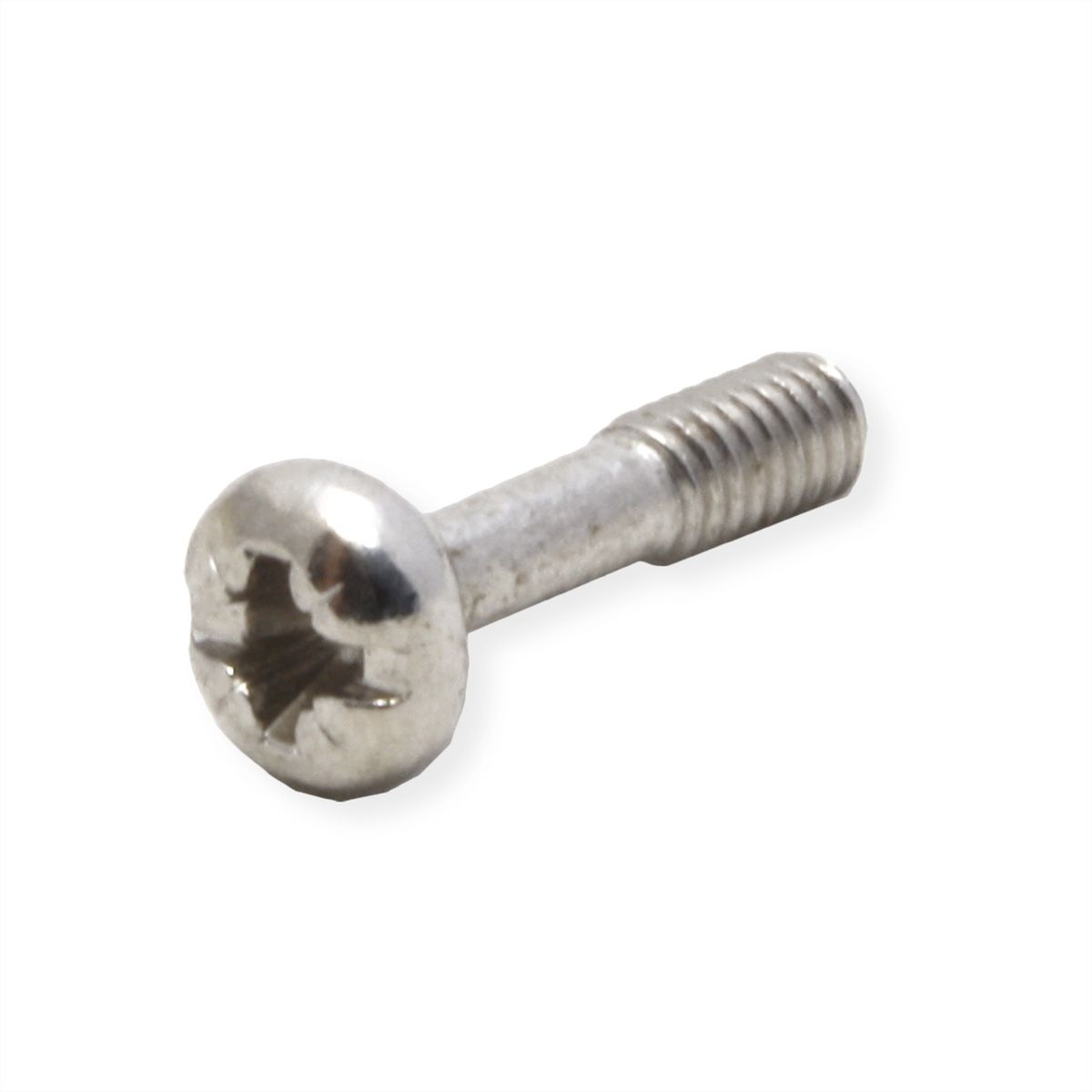 Vis à collerette de SCHROFF, empreinte transversale/fente (M2.5x11), acier nickelé