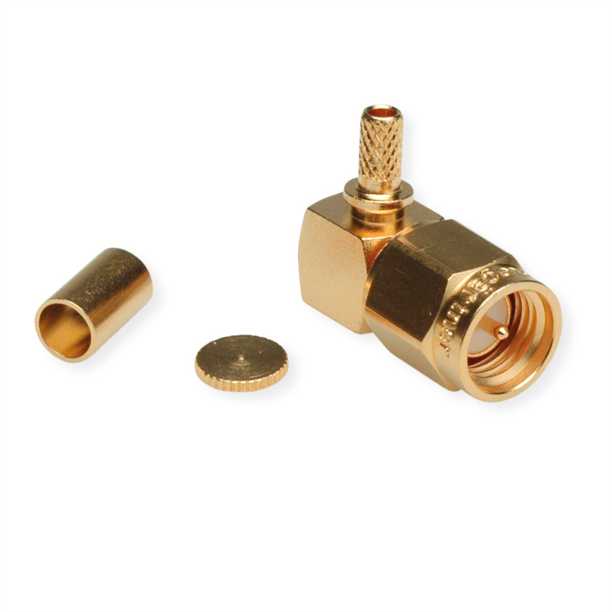 TELEGÄRTNER Connecteur coudé SMA , G8 pour RG-316, sertissage