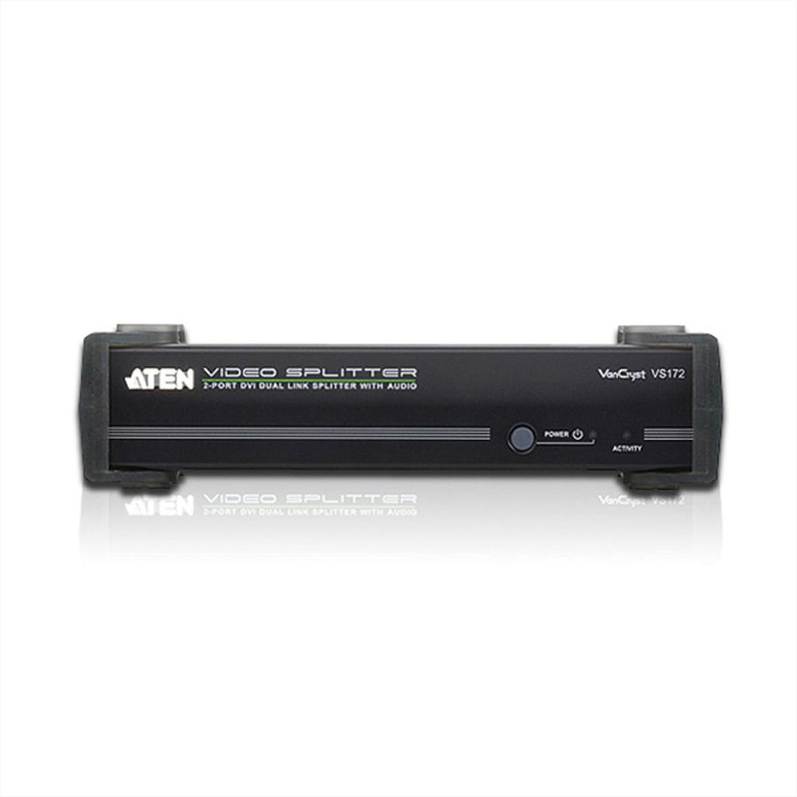 ATEN VS172 Distributeur DVI Dual Link audio/vidéo, double