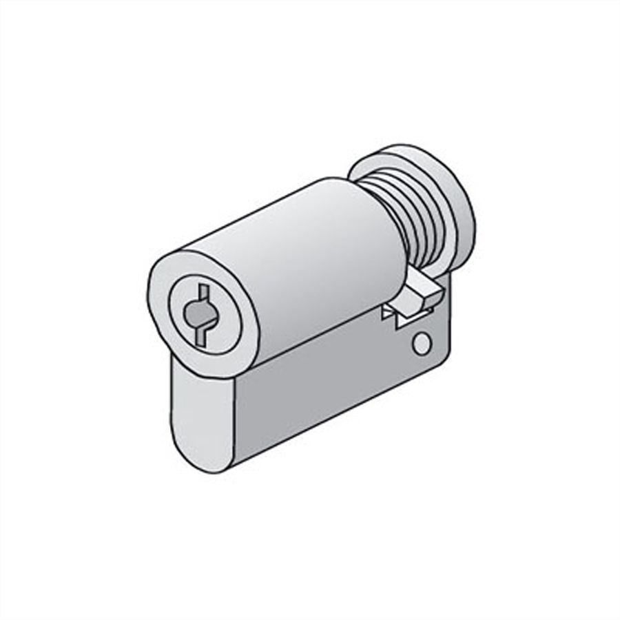 Demi-cylindre profilé à fermeture identique EK 333 , Cylindre de fermeture pour armoire 19"
