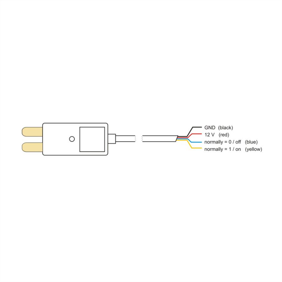 GUDE 7313 Capteur ponctuel de fuite, pour une surveillance fiable de l'environnement, 2,5 m