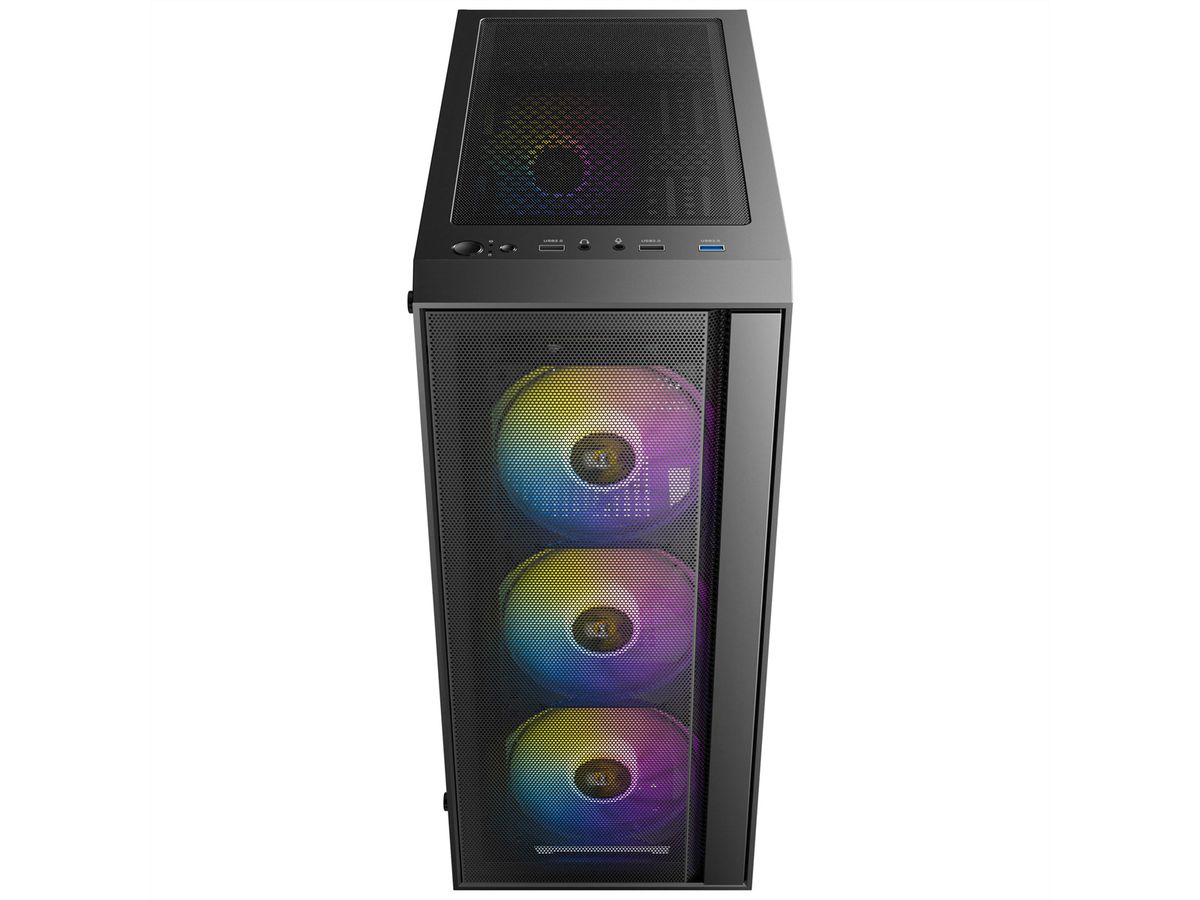 ANTEC AX65 ARGB Boîtier PC Midi Tower Gaming ATX, noir
