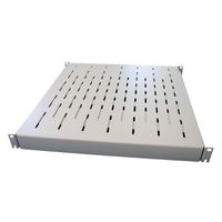 VARIPlain Etagère 19" profondeur variable 1UH, grise