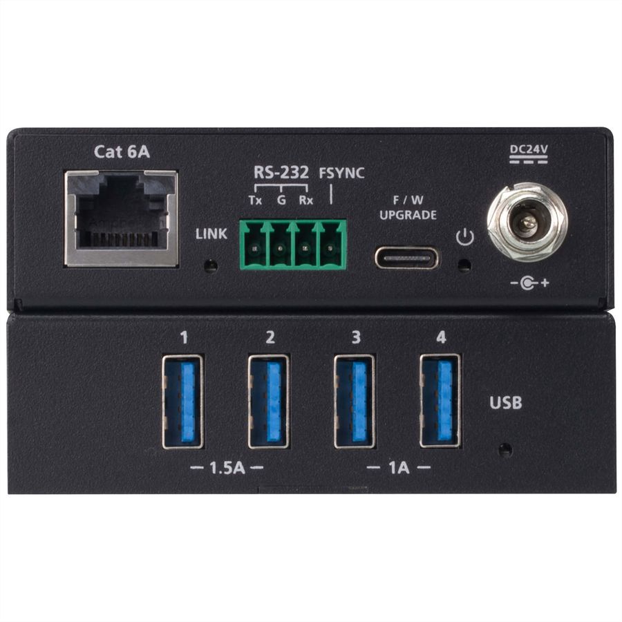 ATEN UCE33100 Prolongateur USB 3.2 Gen 1 Cat 6A à 4 ports, jusqu'à 100 m