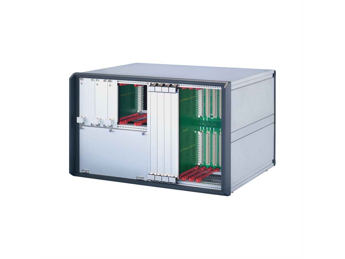 Mallette de bureau complète PropacPRO SCHROFF, non blindée, 6 U, 84 HP, 326 mm