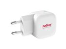 ROLINE Chargeur USB avec prise Euro, 1 port, QC3.0, GaN, 20W