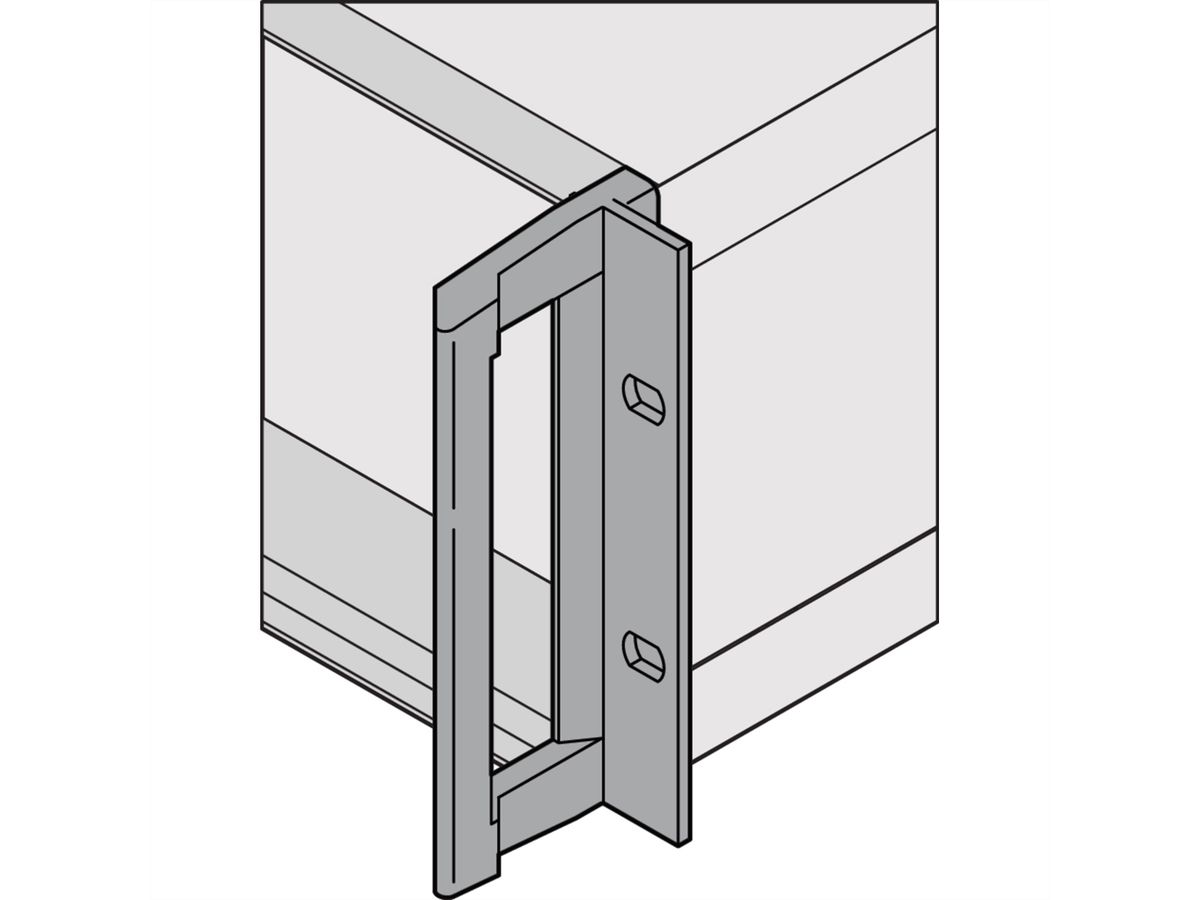 SCHROFF RatiopacPRO Boîtier de montage en rack 19", blindage rétrofitable avec poignées, 2 U, 84 CV, 255 mm