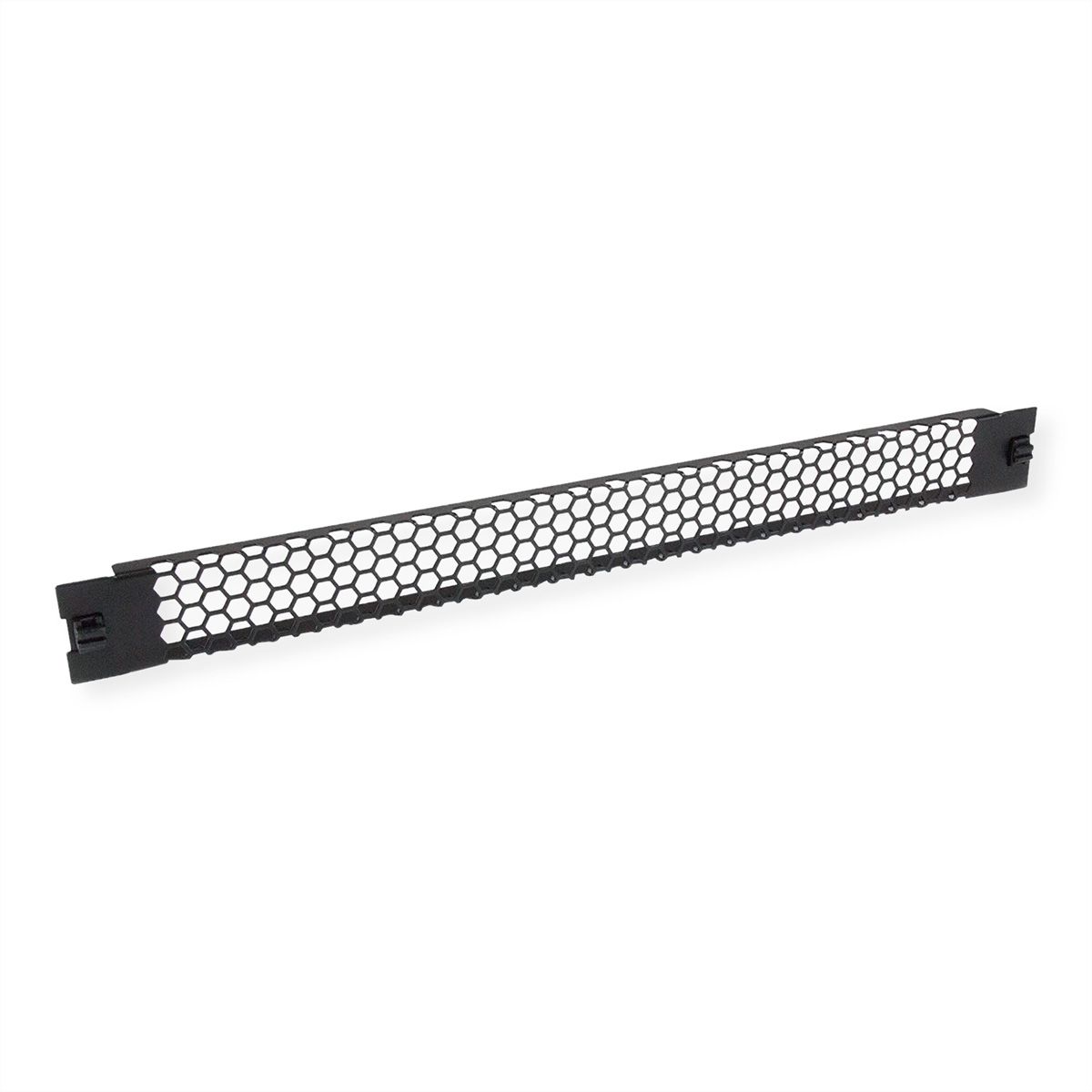VALUE Cache d'aération 19" Snap-in, 1 UH, noir