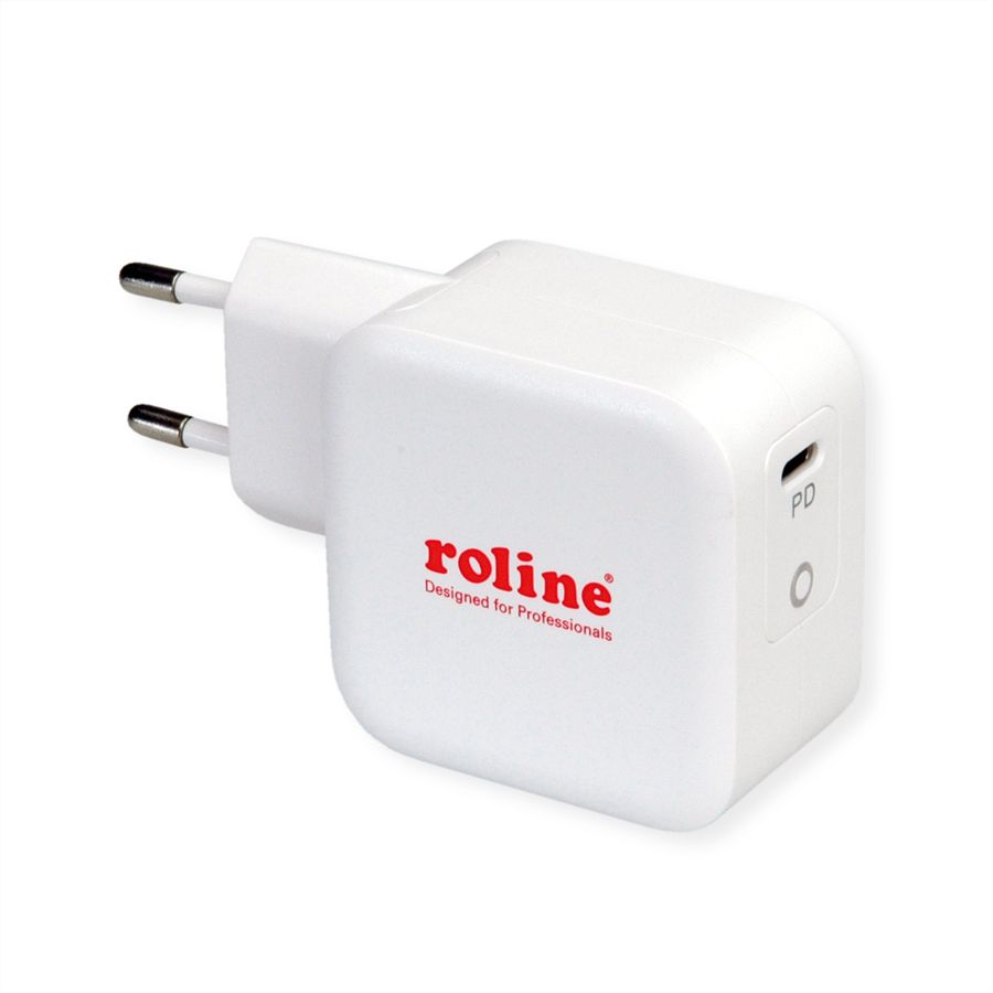 ROLINE Chargeur USB avec prise Euro, 1x type C, 61W
