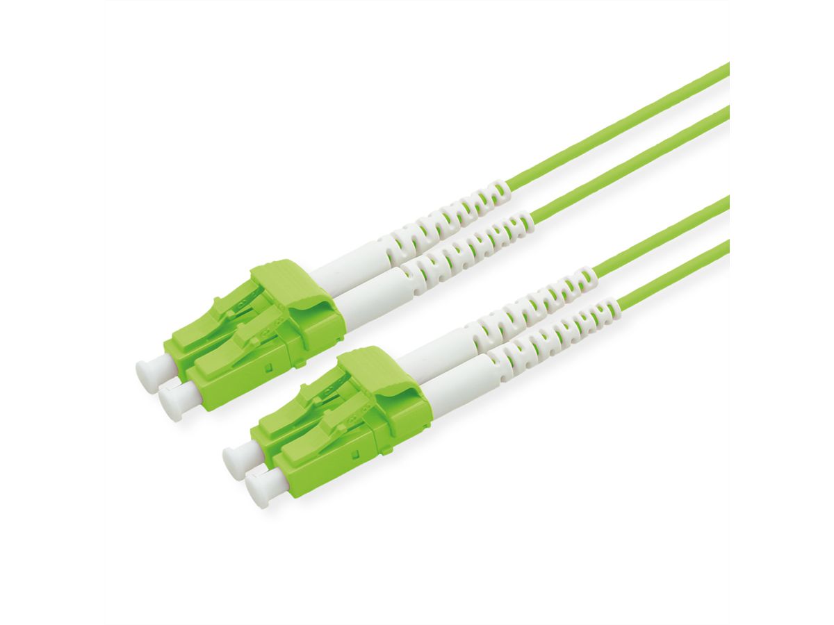 ROLINE Câble FO 50/125µm, LC/LC, OM5, LSOH, connecteurs Low-Loss, vert, 10 m