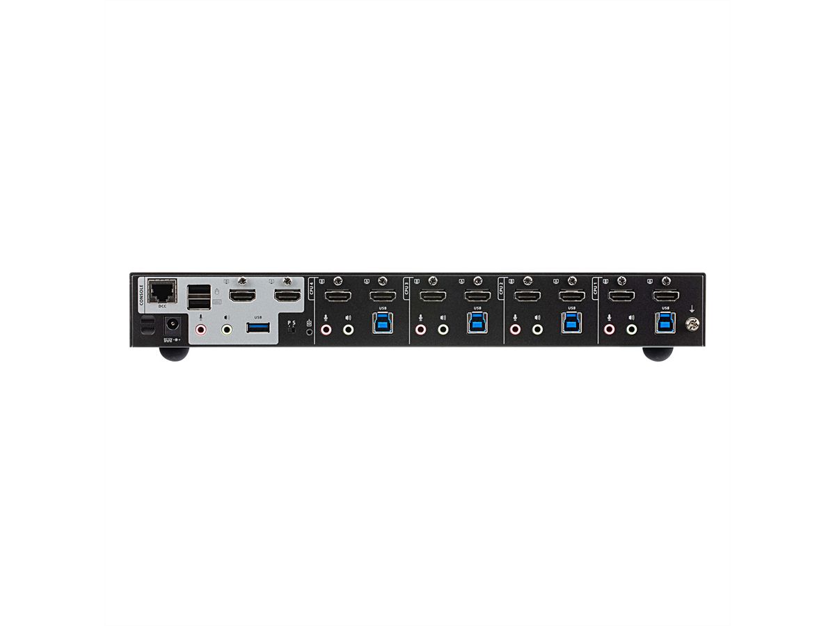 ATEN CS1844 Commutateur KVM deux affichages HDMI 4K 4 ports USB 3.0