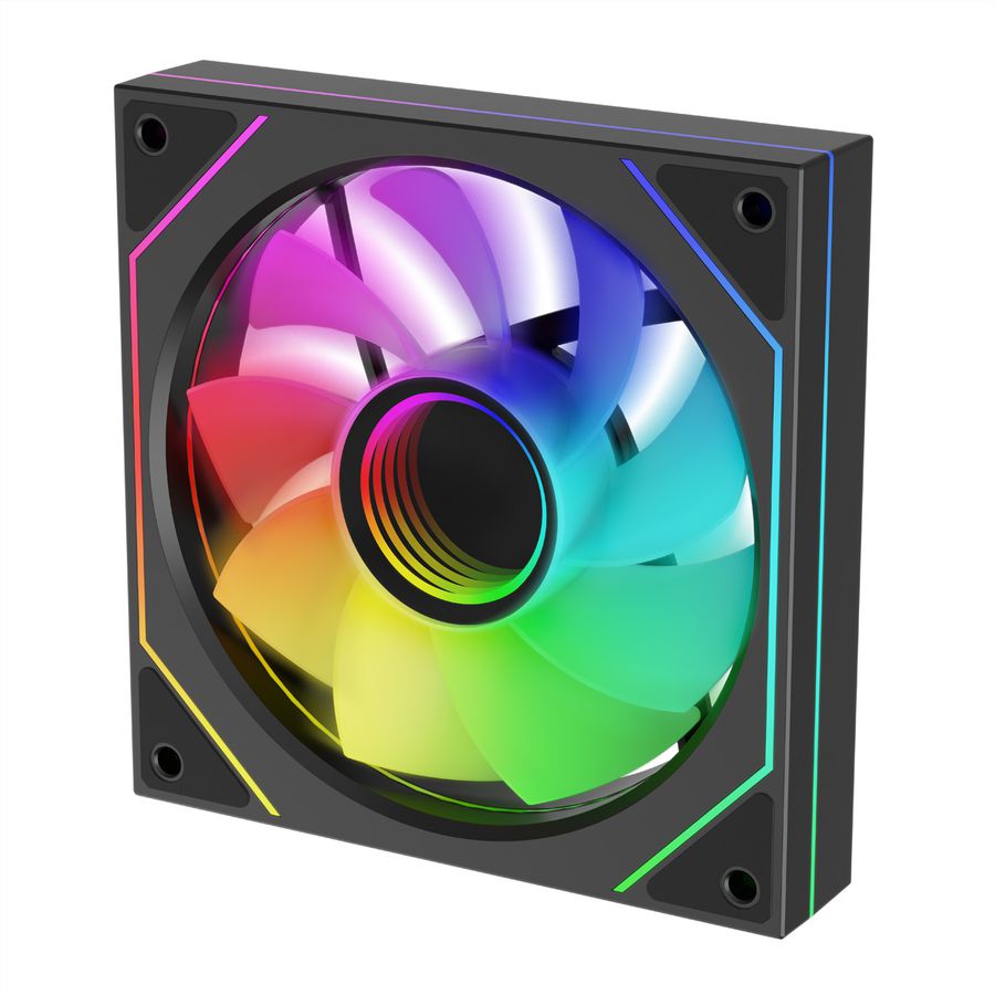 XILENCE XF078 Ventilateur de boîtier Reverse, avec Design Infinity Mirror