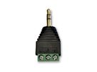 GUDE 7960 Adaptateur 3,5mm - bornier, 3,5 mm