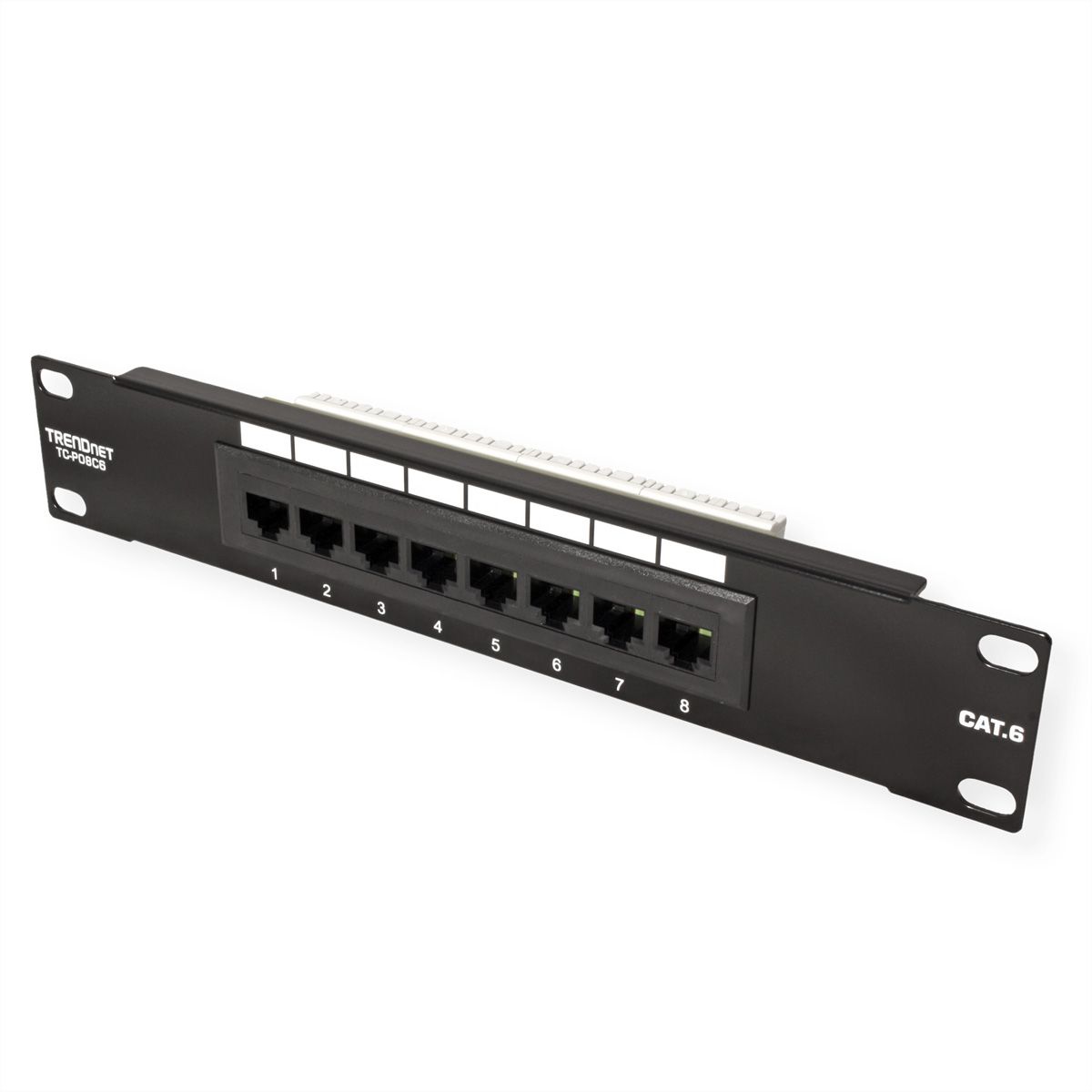 TRENDnet TC-P08C6 Panneau de brass. 10" 8 ports Cat. 6 non-blindé