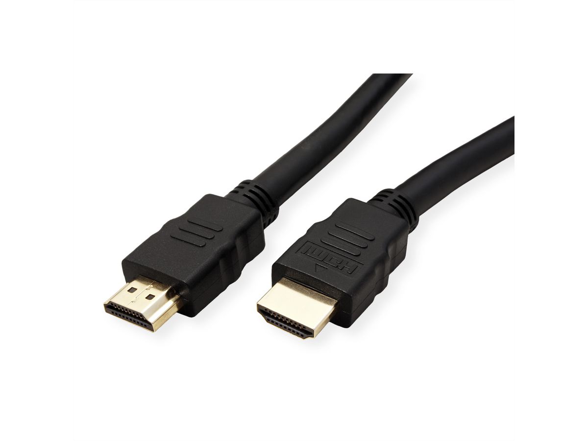 VALUE Câble HDMI 8K avec Ethernet, M/M, noir, 0,5 m