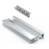 SCHROFF EuropacPRO Kit de blindage CEM, plaque de recouvrement sur rail horizontal, acier, 63 HP, 10 pièces