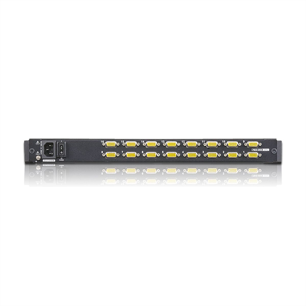 ATEN CL1316N Commutateur KVM VGA LCD à un seul rail PS/2-USB 16 ports, FR-Layout