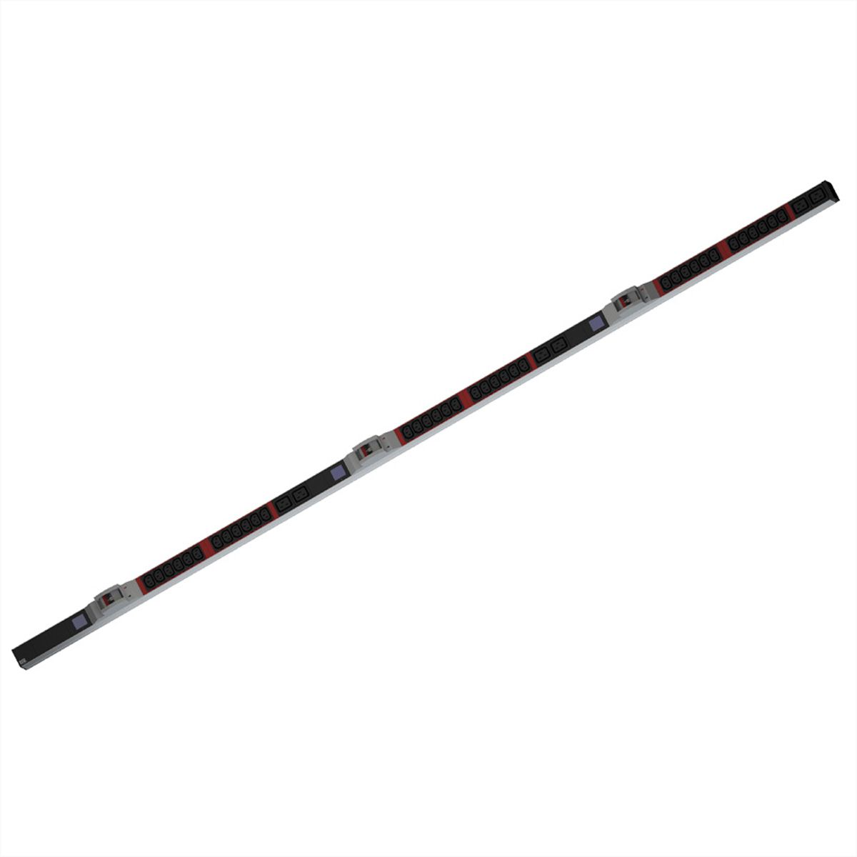 BACHMANN BN0500 19" PDU 1UH 36xC13, 6xC19, CEE 3x32A, rouge
