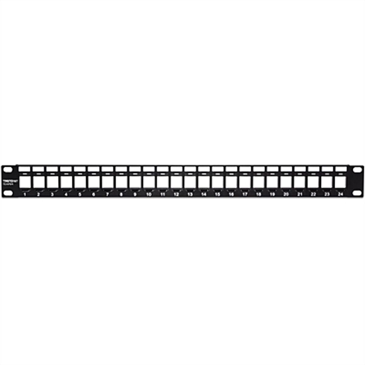 TRENDnet TC-KP24 Panneau de brassage vide à 24 ports pour Keystones 1U