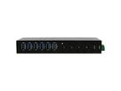 EXSYS EX-12290HMS HUB métallique 10 ports USB 3.2 Gen 2x1, 4x USB-C et 6x USB-A 3.2 Gen 1, pour table, mur et rail DIN