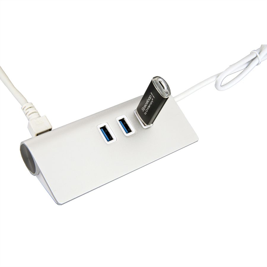 EXSYS EX-1132-N Hub USB 3.0 à 3 ports et 1GB LAN