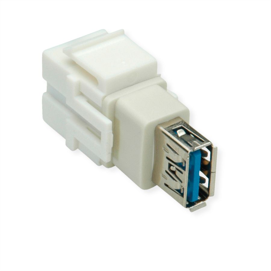 BACHMANN Module USB A/A 3.0 Keystone blanc