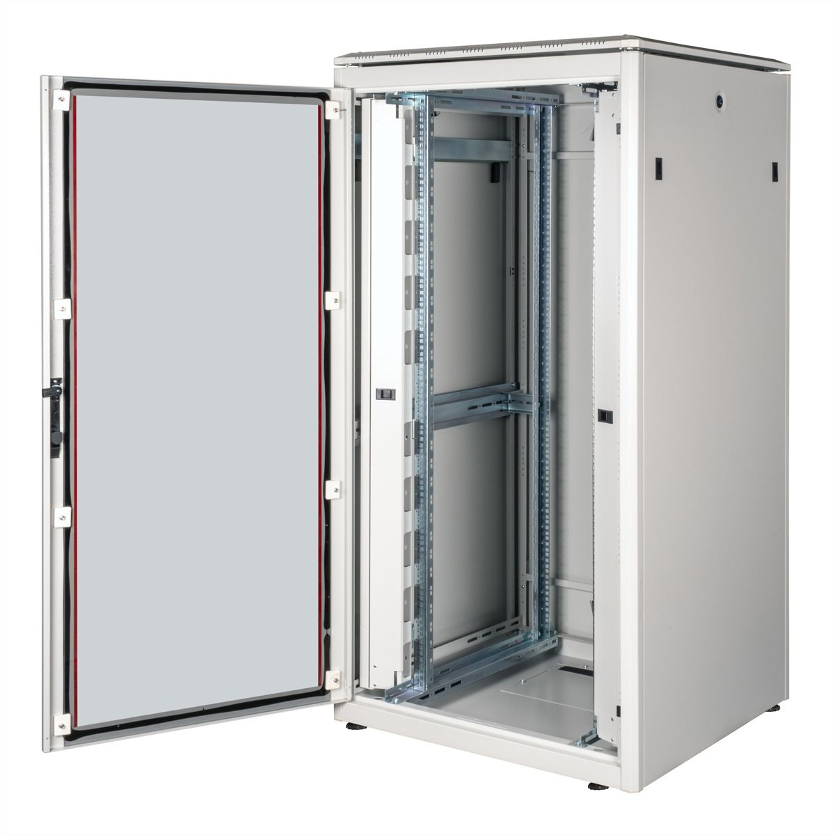 ROLINE 19" Baie réseau Pro 32U, 800x800 LxP Porte verre gris