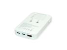 ROLINE Chargeur USB extra plat, avec prise Euro pliable, 65W