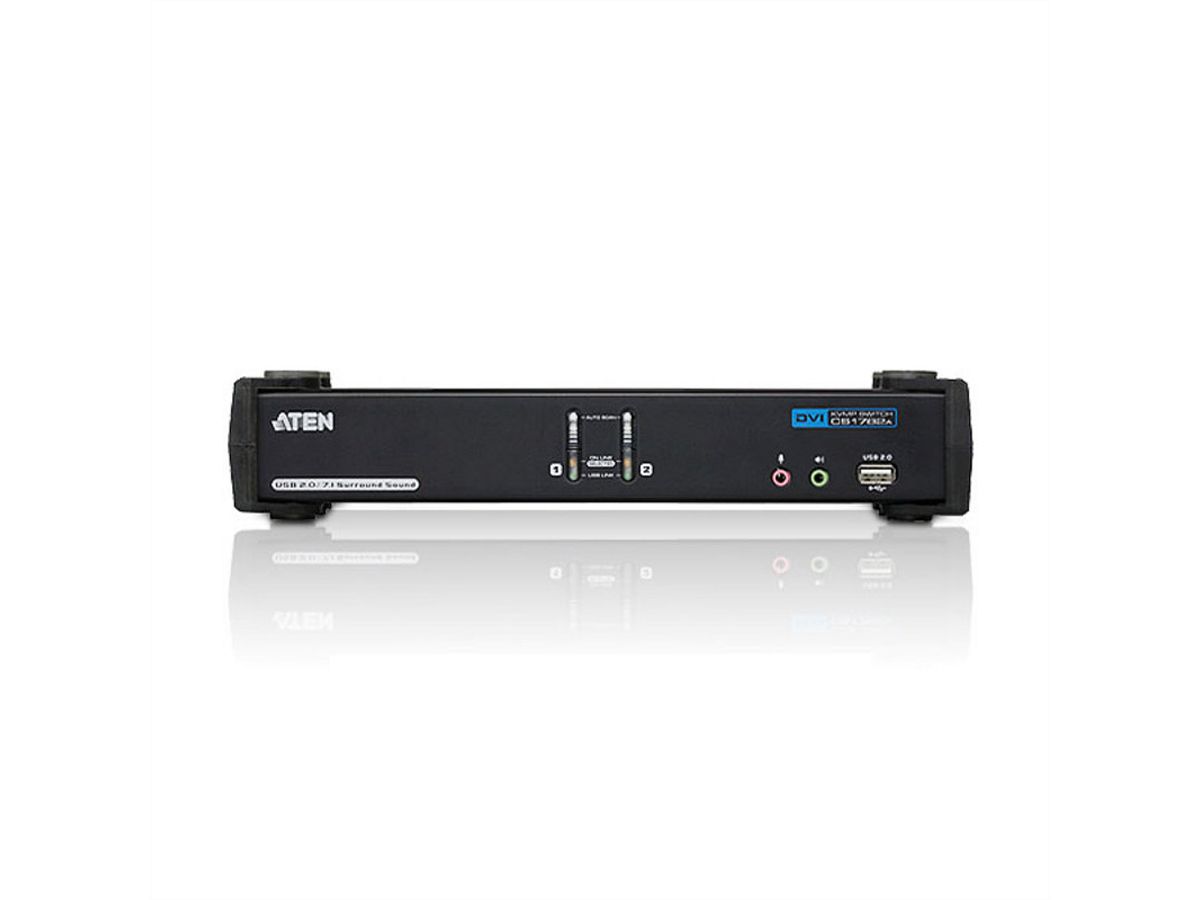 ATEN CS1782A Switch KVM Dual-Link DVI, USB, Audio, 2 ports