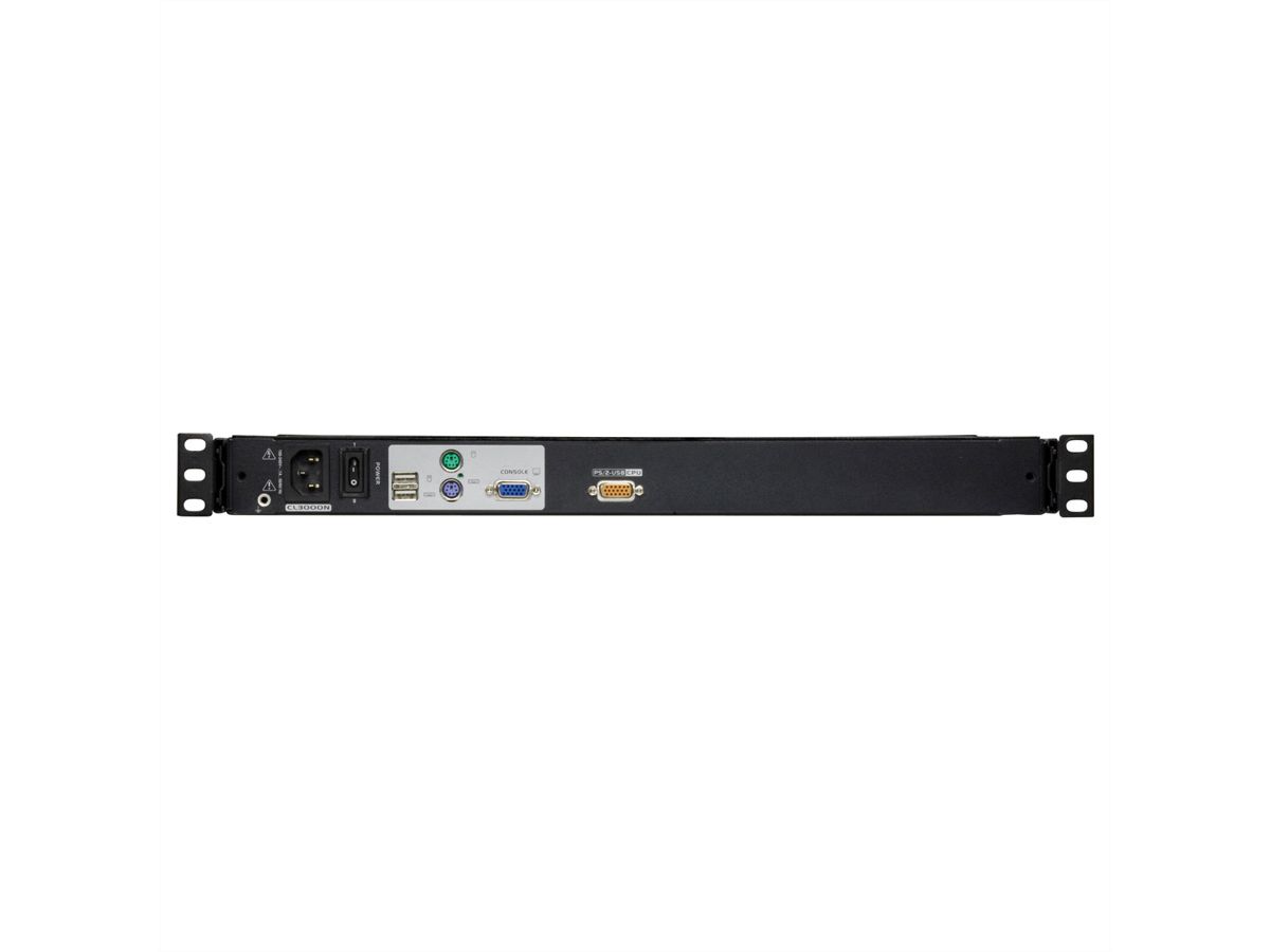 ATEN CL3000N Console KVM, LCD 48cm, VGA, PS/2-USB, port USB, FR-Layout